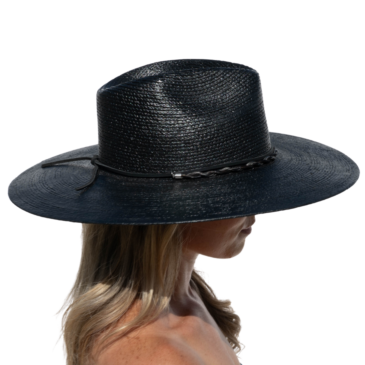 Wide Brim Sun Hat Black