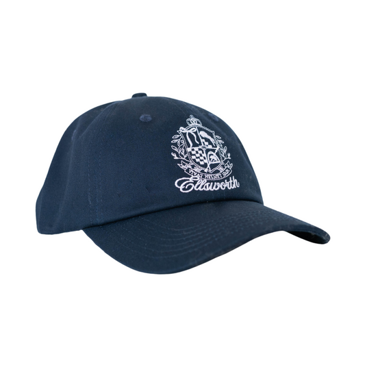 Navy Crest Logo Dad Cap