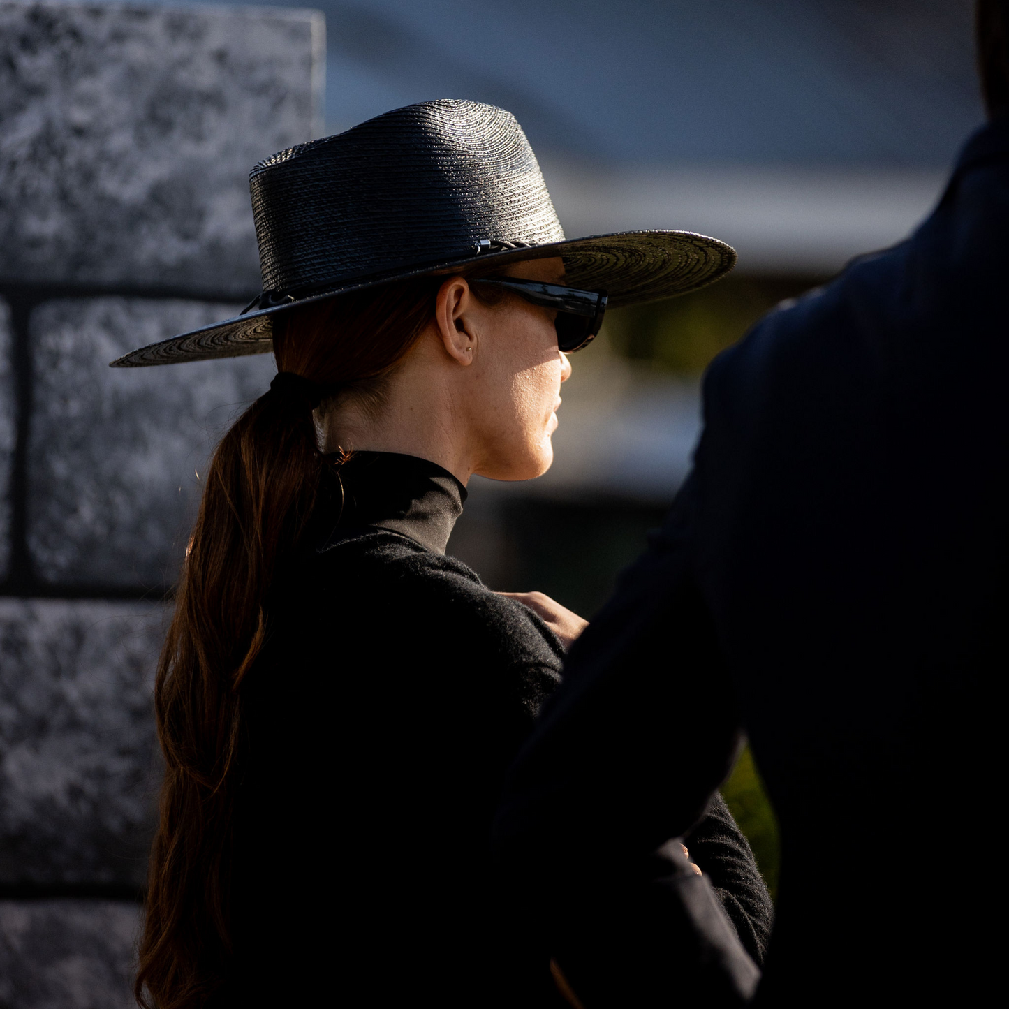 Wide Brim Sun Hat Black
