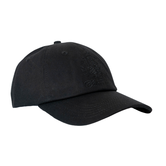 Black Crest Logo Dad Cap