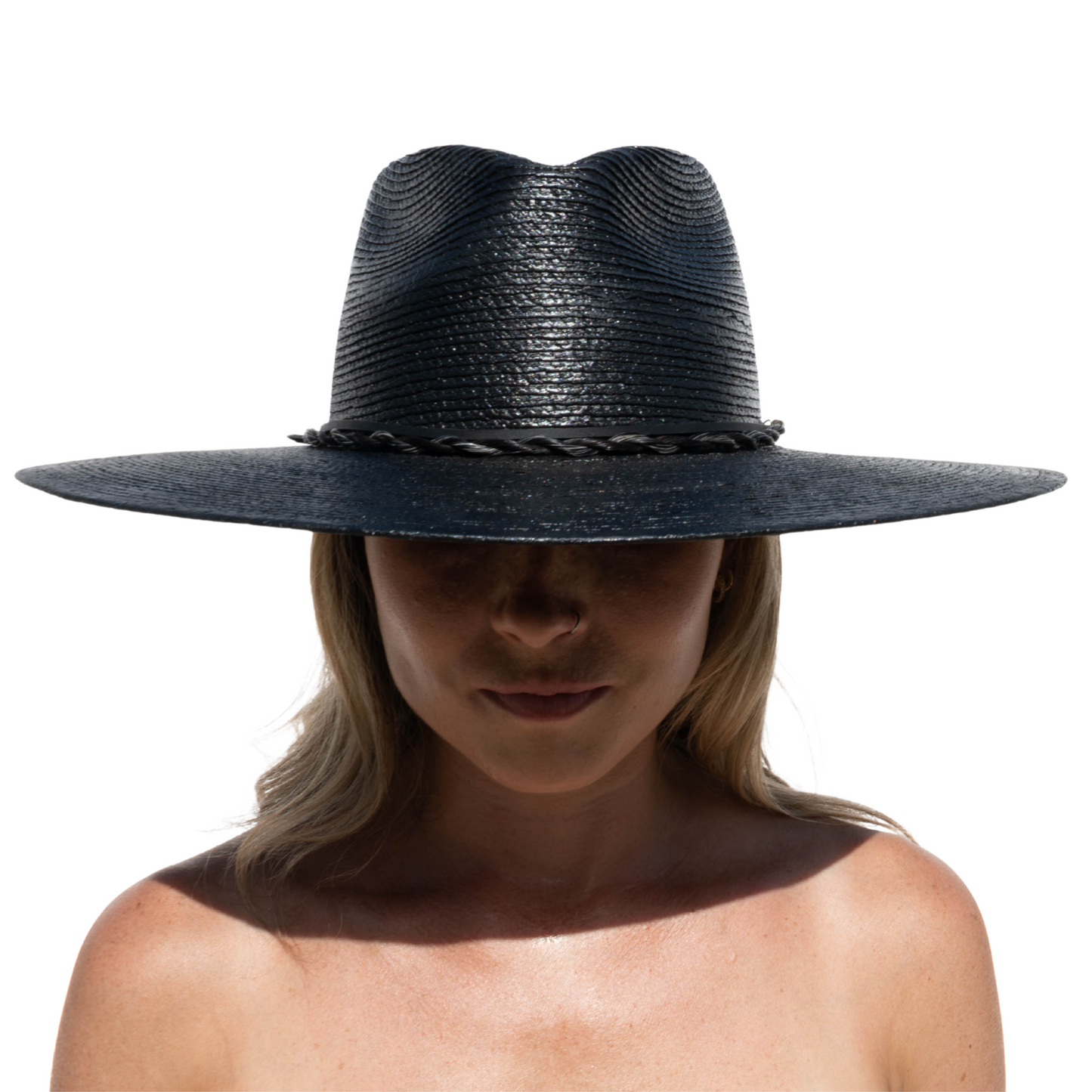 Wide Brim Sun Hat Black