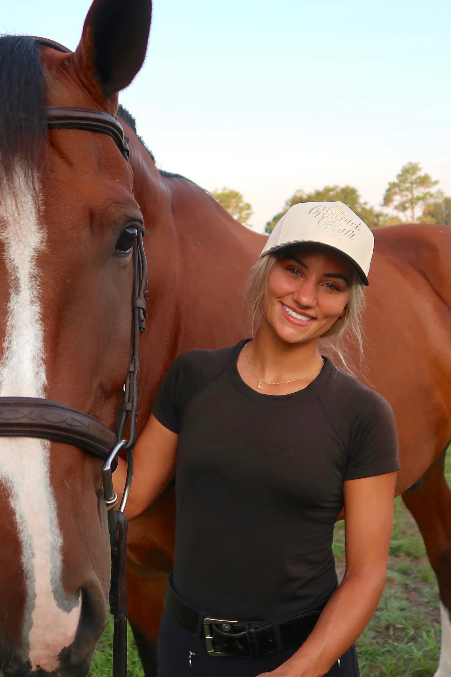 Helmet Hair - Equestrian Trucker Hat