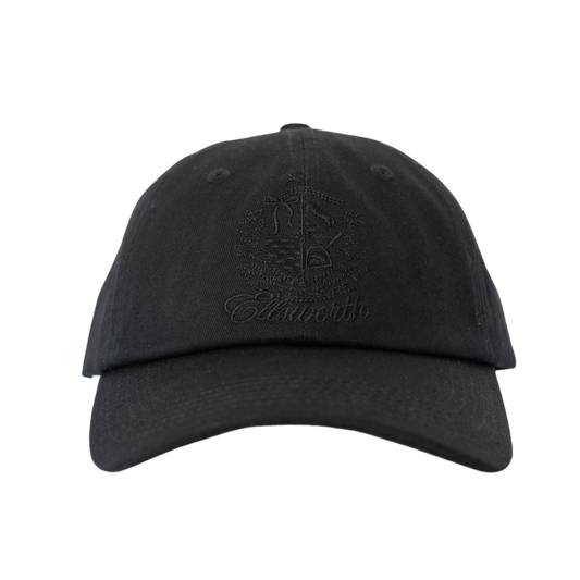 Black Crest Logo Dad Cap