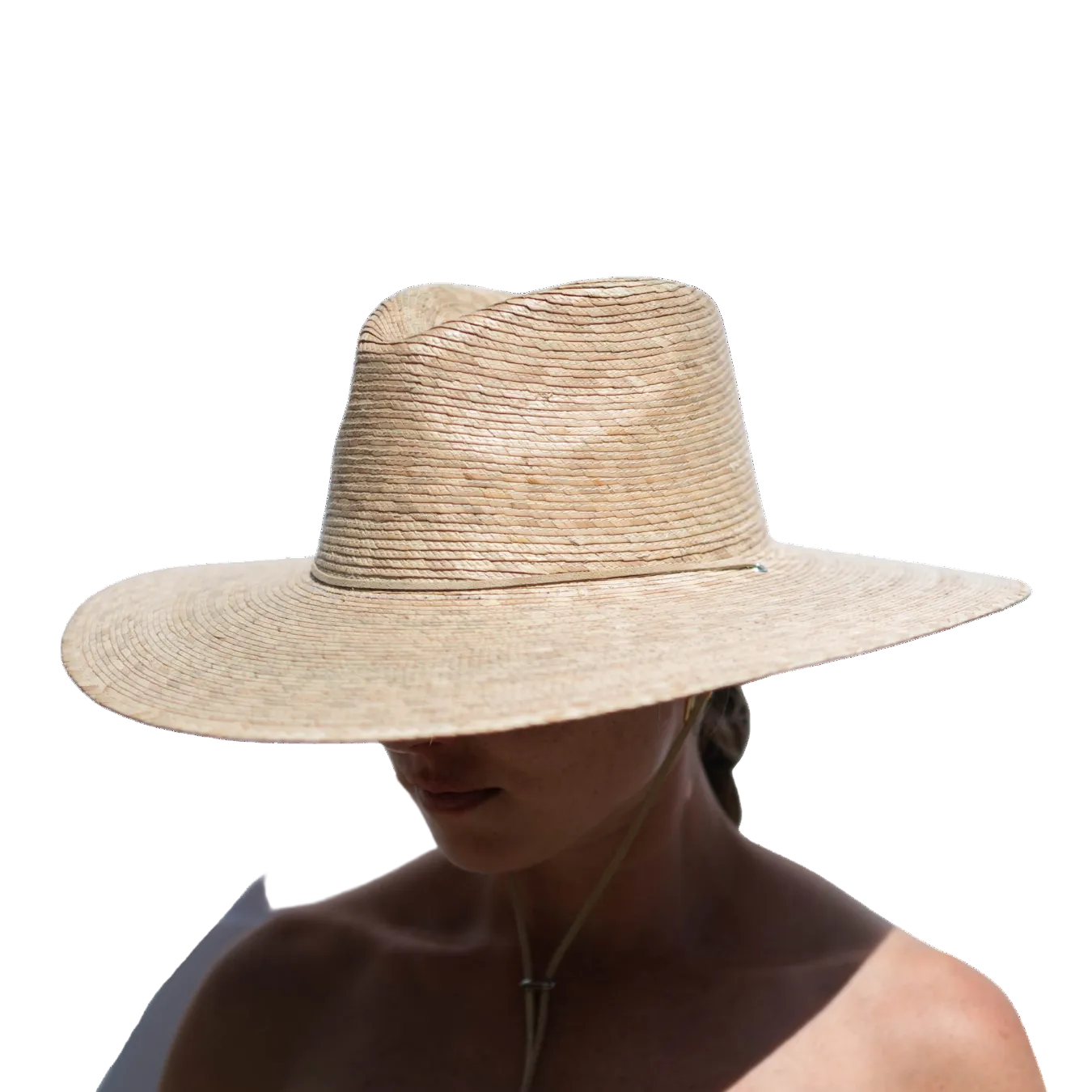 Wide Brim Chin Strap