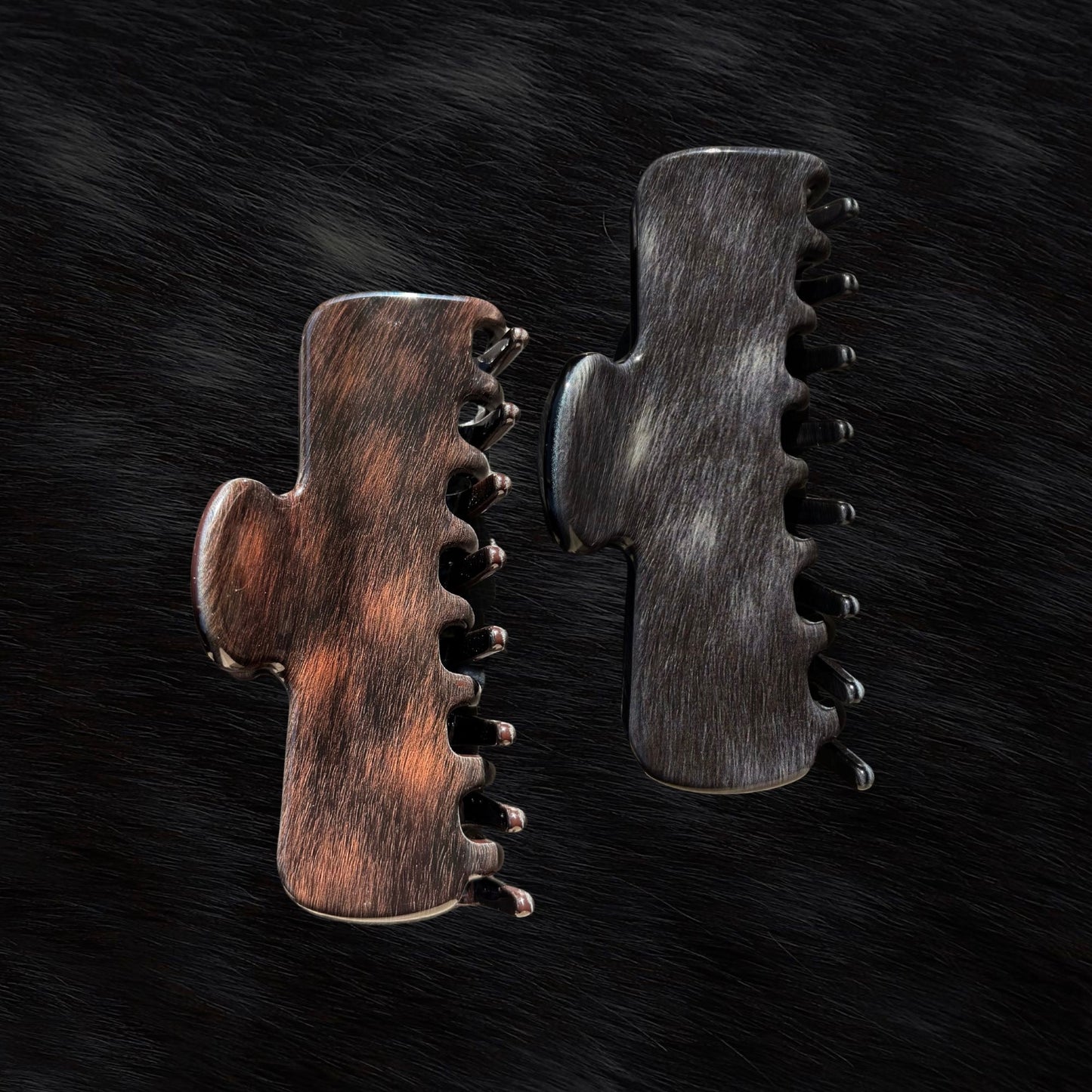 Dapple Grey Claw Clip