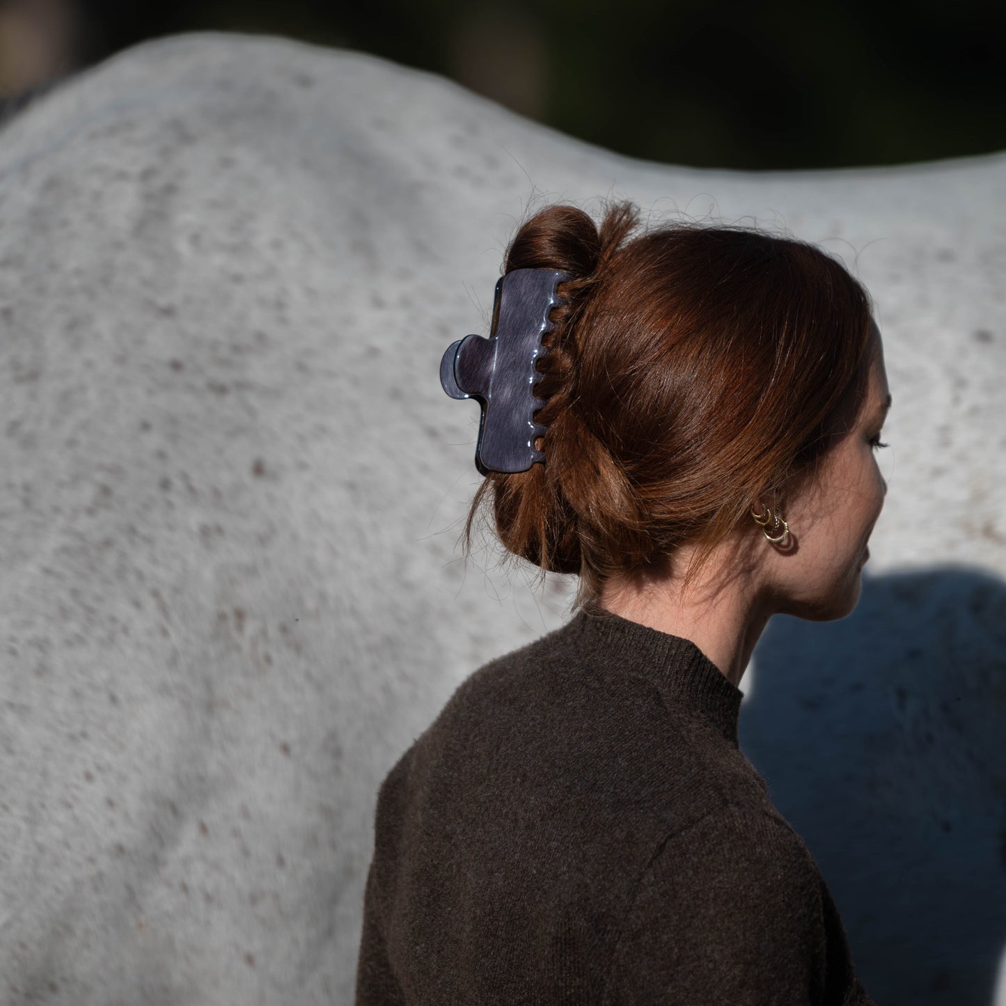 Dapple Grey Claw Clip